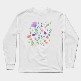 Flowers + Bees Long Sleeve T-Shirt